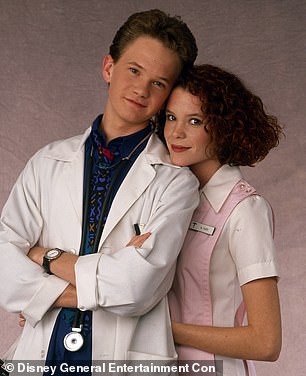 Robyn com Neil Patrick Harris em Doogie Howser MD