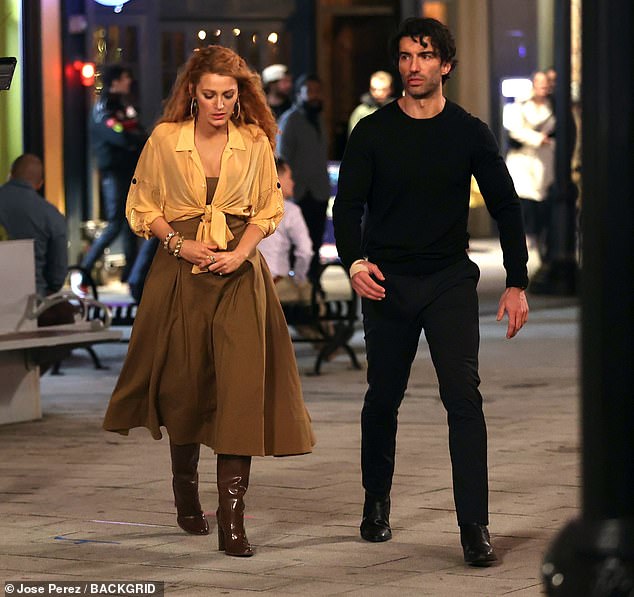 Lively e Baldoni foram fotografados filmando o filme em Nova York em janeiro passado