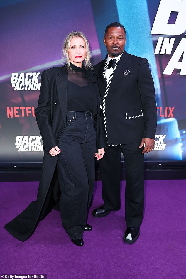 Marcou a primeira aparição da atriz de Charlie's Angels no tapete vermelho em cinco anos