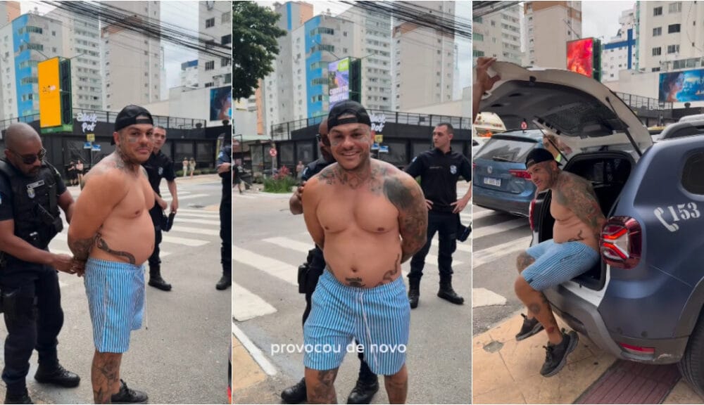 Tiago Toguro é preso por desacato a agentes de trânsito em Balneário Camboriú