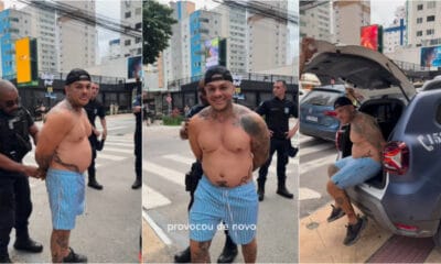 Tiago Toguro é preso por desacato a agentes de trânsito em Balneário Camboriú