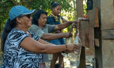 Ribeirinhos destacam como sistema de captação de água diminui impactos de estiagem de 2024 no Amazonas - FAS