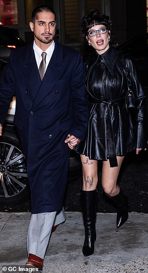 O casal foi visto saindo para a cidade no bairro do Soho de Manhattan antes do feriado romântico