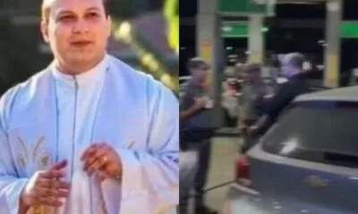 Padre bêbado acaba detido após confusão em posto de gasolina no interior de São Paulo