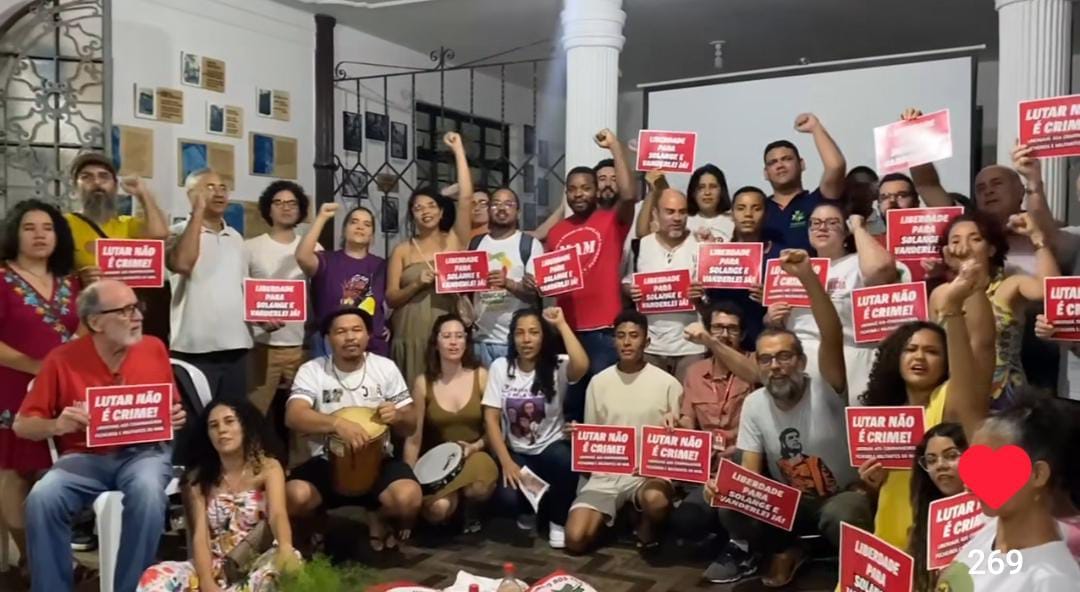 Em Salvador, organizações e movimentos populares realizam ato de solidariedade aos militantes do MAB presos no RJ – Brasil de Fato