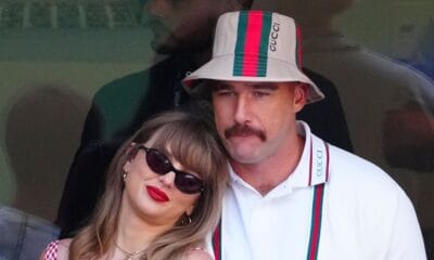 Taylor Swift choca os fãs enquanto freqüenta o casamento de Nashville de Cousin de Travis Kelce