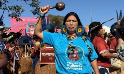 Mulheres indígenas da Amazônia levam suas vozes à luta em Brasília pela defesa de seus corpos e territórios - FAS