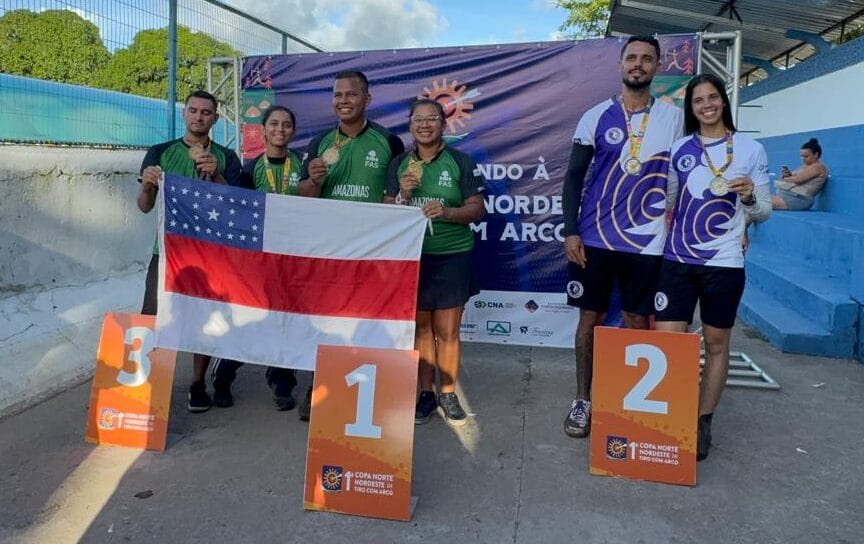Atletas indígenas do Amazonas conquistam medalhas na 1ª Copa Norte-Nordeste de Tiro com Arco - FAS