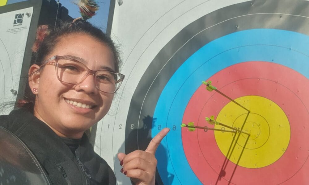 arqueira indígena conquista ouro duplo no Grand Prix das Américas