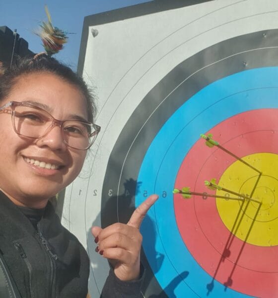 arqueira indígena conquista ouro duplo no Grand Prix das Américas