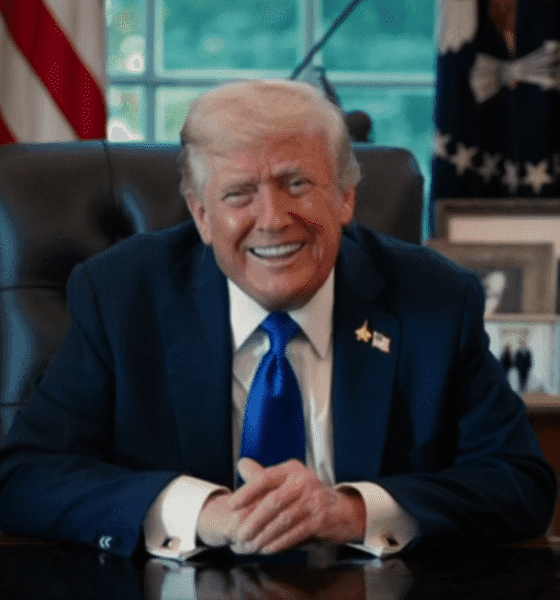 O presidente dos Estados Unidos, Donald Trump, durante pronunciamento