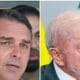 Montagem com o senador Flávio Bolsonaro e o presidente Lula